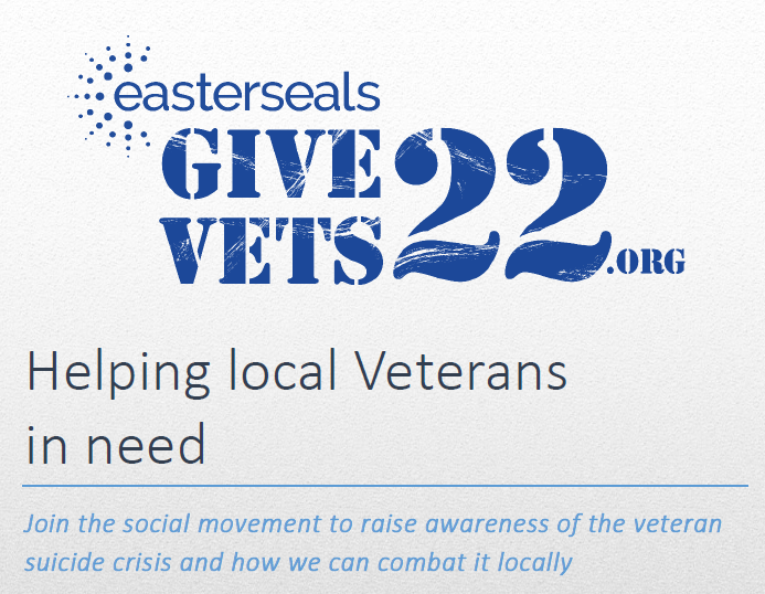 Easterseals www.givevets22.org